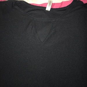 Tshirt/dress. Black womens with cut out